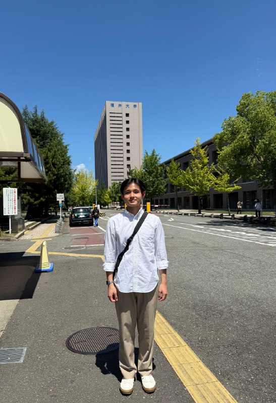 Ek Chamnan on exchange at University of Fukui · Japan