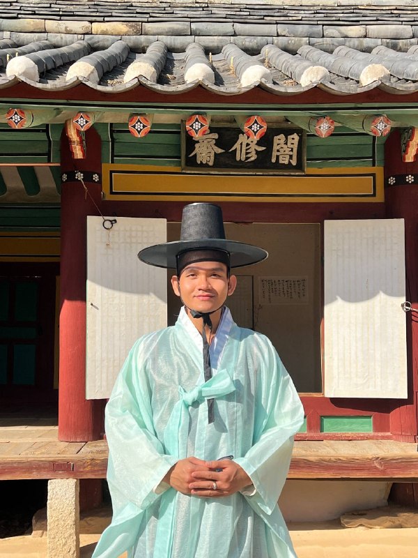 Chan Sokrithy on exchange at Handong Global University · South Korea